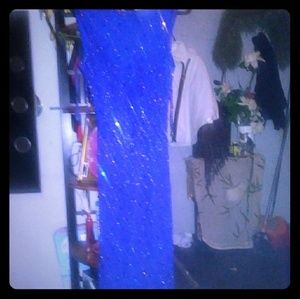 Full length all hand crafted formal evening gown